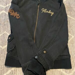 Harley Davidson motorcycle jacket, black, size small